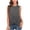 Gray, variant on Scyoekwg Womens Tops Crewneck Pleated Stitching T-shirt Sleeveless Tank Tops Solid Color Summer Suspenders Loose Casual Dressy Blouse Sling Blouses (Wine,XL)