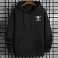 thumbnail image 3 of Big and Tall Men Hoodie Plus Size Hooded Sweatshirt Fleece Pullover 6XL H2 5KP9 G04, 3 of 8