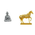 thumbnail image 1 of Estatua De Buda De Caballo Sun Wukong, Escultura De Animal, Figura De Resina Coleccionable, Miniatura Grabada, Decoración Para El Hogar, Hotel, Patio Trasero, 1 of 8