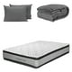 thumbnail image 1 of Colchón Restonic Queen Size Hoff Almohada 2 Pack Edredón Homy, 1 of 7