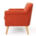 thumbnail image 6 of Orange Loveseat - Hand - Crafted Details - Living Room Space - Beautiful and Cozy Seating, 6 of 6