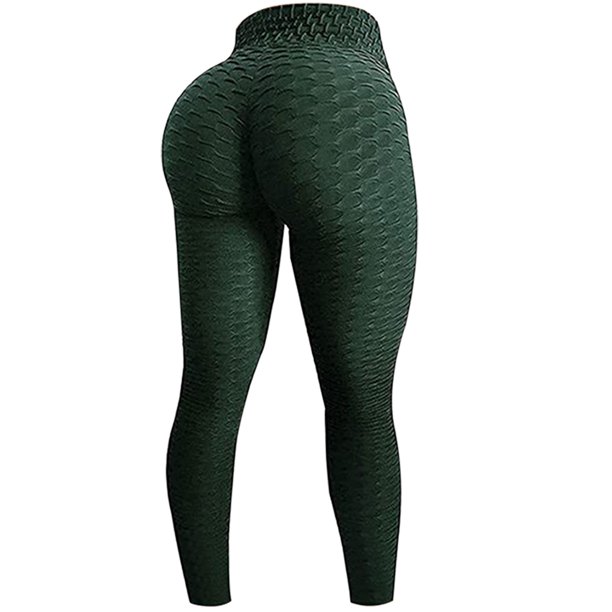 Fitness Pantalones de yoga jacquard de cintura alta para mujer Push Up Sports Gym Fitness Leggings Tmvgtek Para Estrenar