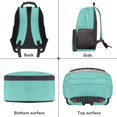 thumbnail image 5 of KUIFORTI Green Axolotl Girls Backpack Kids School Bag Fashion Bookbag Large Capacity with Multiple Organizer Pockets Back to School Gifts for Students, 5 of 7