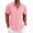 Red01, variant on Dwelliawo Mens Linen Shirt Casual Business Dress Shirt Short Sleeve Button Down Shirts Summer Cotton Linen Regular Fit Clothing with Pocket Khaki 2XL