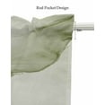 thumbnail image 5 of Marble Sage Green Kitchen Valances for Windows Farmhouse Linen Window Valance Curtain for Living Room Window Treatment Modern Abstract Ink Painting Luxury Valance Rod Pocket Topper, 60 x 18 Inch, 5 of 6
