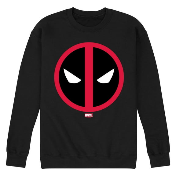 Marvel - Deadpool Logo - Men's Long Sleeve Crew Fleece Sweatshirt