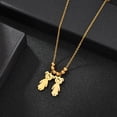 thumbnail image 1 of Colgante de acero inoxidable para niños y niñas, collar personalizado para mujeres y niños, collares con cuentas de fecha y nombre grabado, regalo de joyería familiar Dengxun unisex, 1 of 2