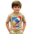 thumbnail image 3 of Boys Baseball Ice Cream Short Sleeve Graphic T-Shirt (Khaki 10-11 Years), 3 of 3