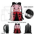 thumbnail image 6 of KUIFORTI 3pcs Crossbody Bag Set Lunch Pouch Shoulder Bag Casual Pencil Bag Clutch Purse Lunch Bag Storage, Cute Beetle Print, 6 of 7