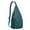 Blue-green-7, variant on Ethnic Print Elephant Sling Backpack - Bohemian Tribal Pattern Shoulder Bag, Multi-Functional Pack with Adjustable Strap