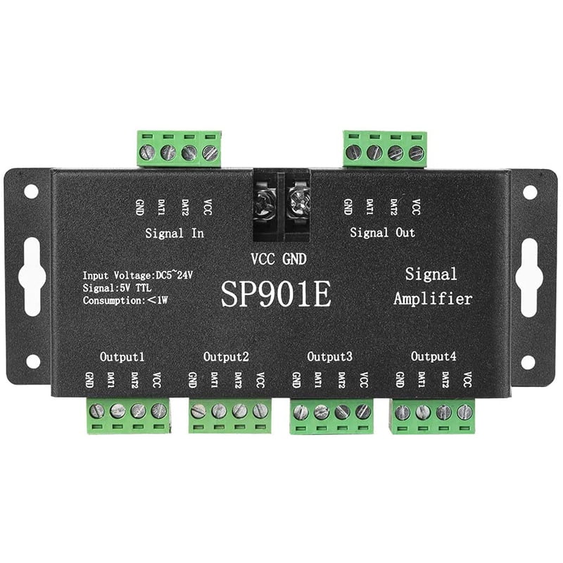 RGBW Amplifier LED strip RGB Repeater Controller signal transmission DC5V 12 24V 
