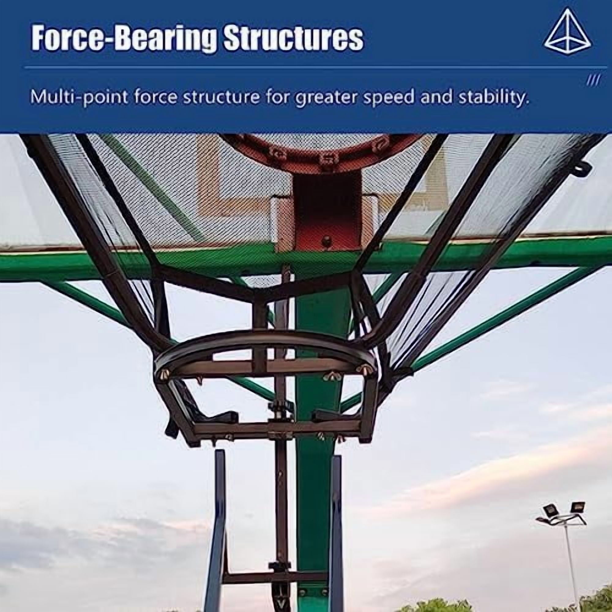 Gamvdout Basketballtrainer Basketball Shot Returner Hanging Basketball Return Attachment for Hoop Large Basketball Return Rotatable  Basketball Shooting Practice Net