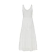 thumbnail image 5 of LASCANA Women's Smocked V-Neck Maxi Dress Smocking, 5 of 6