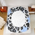 thumbnail image 5 of Feelyou Grey Leopard Print Bed Sheets, Retro Western Stars King Sheets, 4-Piece, 5 of 7