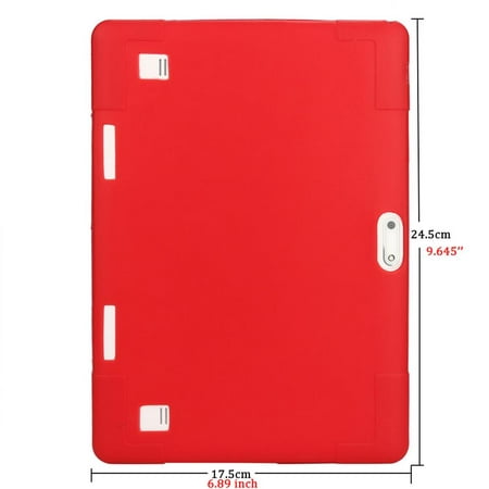 Tablet Case 10 Inch Tablet Shockproof Silicone Cover Dustproof Waterproof Soft Protective Case Cover for Tablet PC