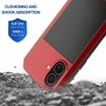 thumbnail image 5 of For iPhone 16 Aluminum Alloy Metal Case,Heavy Duty Full Body with Built-in Screen Protector Shockproof Dustproof Screw Bumper Drop Protective Case For iPhone 16,Red, 5 of 8