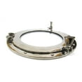 thumbnail image 2 of Chrome Finish Aluminum Porthole with Glass, 15", 2 of 2