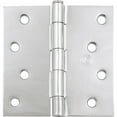thumbnail image 2 of Stone Harbor Hardware 4" Door Hinges, Square Corner, Polished Chrome, 2-Pack, 2 of 4