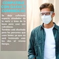 thumbnail image 4 of Paquete De 5 Caretas Con Lentes - Gafas de protección facial - Gafas de protección antiniebla - Pantalla facial reutilizable con gafas - Visibilidad mejorada y diseño cómodo Gama Protect 5 Caretas Con Lentes, 4 of 7