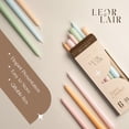 thumbnail image 4 of Leor & Lair Pastel Taper Candles - 6 Pack - for Easter & Spring Dinner, 6 Hour Burn, 4 of 4