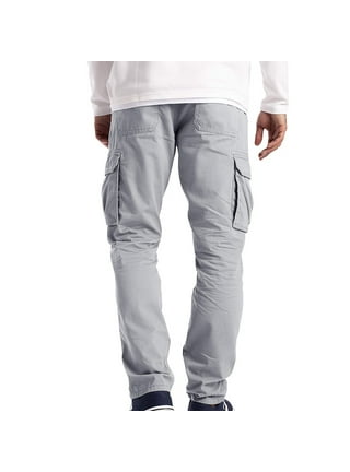 XRAY Men's Slim Fit Twill Chinos With Zipper Cargo Pockets