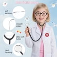 thumbnail image 4 of Disfraz de médico para niños Wbesty, 9 piezas, juego de rol azul para niños de 3 a 4 años, 4 of 7