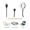 thumbnail image 3 of Andoer 3.5-inch LED Ring Light 5W 3 Colors 3800K-6800K Brightness Dimmable with Adjustable Stand 1/4 Mount Adapter Table Clamp for Video Streaming Lighting, 3 of 7