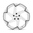 thumbnail image 3 of Niche M257 Flash 20X10.5 5X120 35Et 72.7Cb Gloss White With Black Wheel, 3 of 3