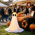 thumbnail image 6 of Halloween Glowing Ghost Yard Stake - 47.2" Lighted Outdoor Decor for Porch Lawn Indoor Party Halloween Decorations A, 6 of 8