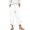 White, variant on Women Winter Thickened Drawstring Elastic Waist Jogger Pants, Button Cuff Ankle Side Pockets Warm Casual Sports Loungewear Trousers White XL(XL)