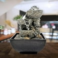 thumbnail image 2 of Indoor Water Fountain With LED Lights Desktop Fountain Garden Micro Indoor Style 5, 2 of 8