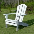thumbnail image 2 of Faux Wood Relaxed Adirondack Chair, Espresso, 2 of 11