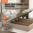 thumbnail image 2 of VEVOR Bed Lift, 59x79 in Compatible Bed Size 265 lbs Load Bearing, DIY Wall Bed Mechanical Hardware Kit Vertical Deluxe, Pneumatic Lever Heavy Duty Bed Support, Folding Wall Bed for Guestroom, 2 of 9