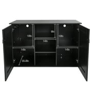 REPTI ZOO Storage Cabinet Terrarium Stand 48 x 24 x 30 for Large Wide Reptile Tanks