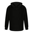 thumbnail image 7 of DPTALR George Men's Long Sleeve Pullover Hoodies,Casual Lightweight Fashion Hooded Sweatshirts with Kanga Pockets,Black,Big and Tall Men XL, 7 of 7