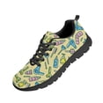 thumbnail image 5 of Psesaysky Yellow Printed Running Shoes for Women for Barbers Lightweight Breathable Walking Sneakers Anti-Slip Durable Tennis Shoes for Women, 5 of 8