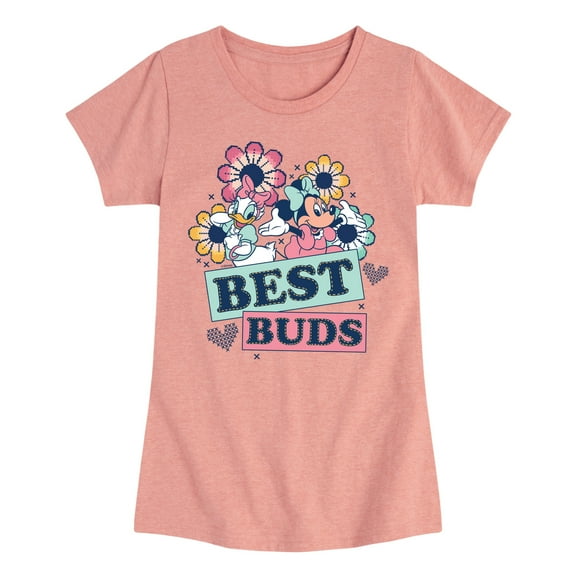 Disney - Best Buds Minnie Daisy - Toddler & Youth Girls Short Sleeve Graphic T-Shirt