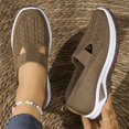 thumbnail image 6 of XIMIN Orthopedic Anti-Slip Sole Shoes for Women Slip-on Casual Sneakers Comfort Non Slip Work Travel Sneakers Woven Arch Support Lightweight Breathable Soft Sole Walking Shoes, 6 of 8