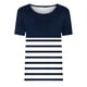thumbnail image 4 of Tops de Cuello Redondo para las Mujeres de Manga Corta Impresa Casual, Camiseta de Moda para Uso Diario Y de Fiesta, 4 of 7