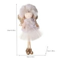 thumbnail image 2 of Moocorvic Christmas Decorations Indoor Cute Plush Headband Angel Home Scene Decoration Christmas Tree Pendant, Christmas Gift for Kids, 2 of 5