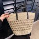 thumbnail image 5 of Bolsos de hombro para mujer Tote Casual Summer Straw Woven Bag Messenger Bag (Beige) Sywqhk Para Estrenar, 5 of 9