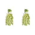 thumbnail image 2 of Bewildely Flor artificial interior o exterior para decoración del hogar Flores artificiales Decoración Wisteria Jardín de bodas Bajo verde 1 paquete 2Conjunto, 2 of 6