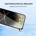 thumbnail image 4 of FIEWESEY for iPhone 15 Tempered Glass Screen Protector,9H Hardness Anti-Fingerprint High Definition Tempered Glass Screen Protector for iPhone 15 - 1 Pcs, 4 of 6