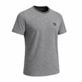 thumbnail image 2 of Playera Deportiva Wilson para Hombre Melange Sport Manga Corta Color Gris Talla CH, 2 of 4