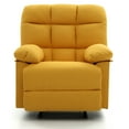 thumbnail image 4 of Glory Furniture Cindy Twill Fabric Rocker Recliner in Yellow, 4 of 8