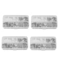 thumbnail image 1 of 2400Pcs M1.6 M2 M2.5 M3 M3.5 M5 M6 M8 M10 Arandela de Acero Inoxidable Arandela Juntas Kit de Surtido, 1 of 5