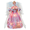 Pink, variant on Moving Angel Christmas Tree Topper with Lights, 12 inch Blue Cloth, Separately Controlled Flapping Wings and Bright LEDs, 6 on / 18 off Hours Cycle