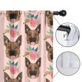 thumbnail image 4 of Blackout Kids Curtains,German Shepherd with Roses Childrens Insulated Curtains Set Of 2,Bedroom Essentials,Toddler Room Decor 52x84in(132x213cm), 4 of 4