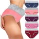 thumbnail image 1 of Nvzi Ropa interior sin costuras para mujer, bragas sexys de encaje estilo hipster, tanga, bragas, ropa interior para mujer, 5 piezas, L, 1 of 3