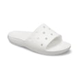 thumbnail image 2 of Sandalias Crocs, unisex, clásicas, estilo Slide, color blanco, talla 11 para hombre y 13 para mujer, 2 of 5